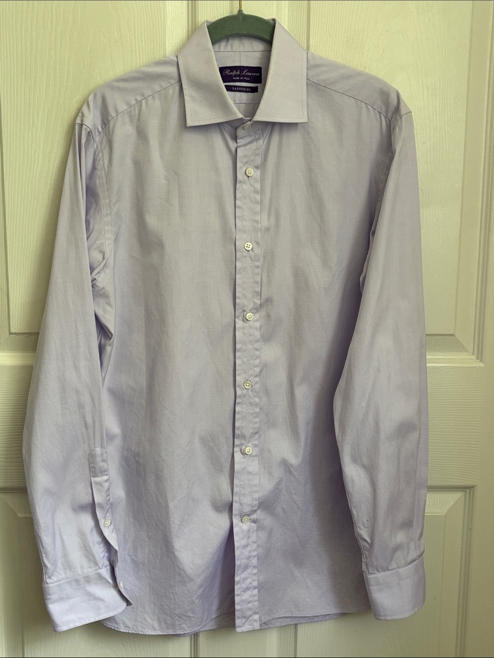 Ralph Lauren purple label Santorial purple button down dress shirt work career